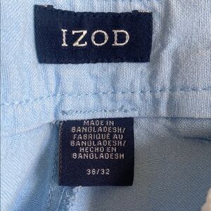 IZOD light blue linen dress pants